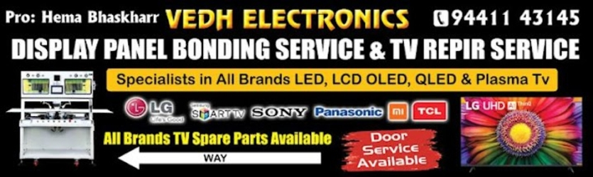 Cover photo of 𝗩𝗲𝗱𝗵 𝗘𝗹𝗲𝗰𝘁𝗿𝗼𝗻𝗶𝗰𝘀 (Tv Repair)